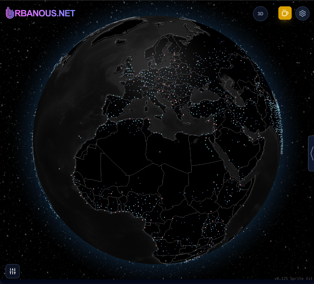 Urbanous Globe Interface